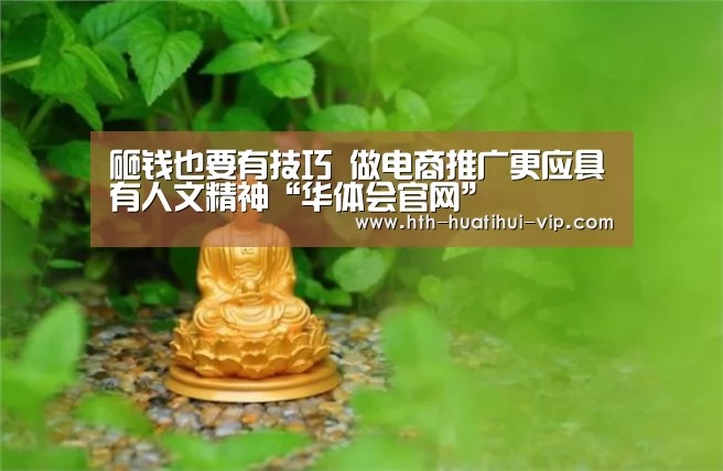 砸钱也要有技巧 做电商推广更应具有人文精神“华体会官网”(图2) 华体会体育